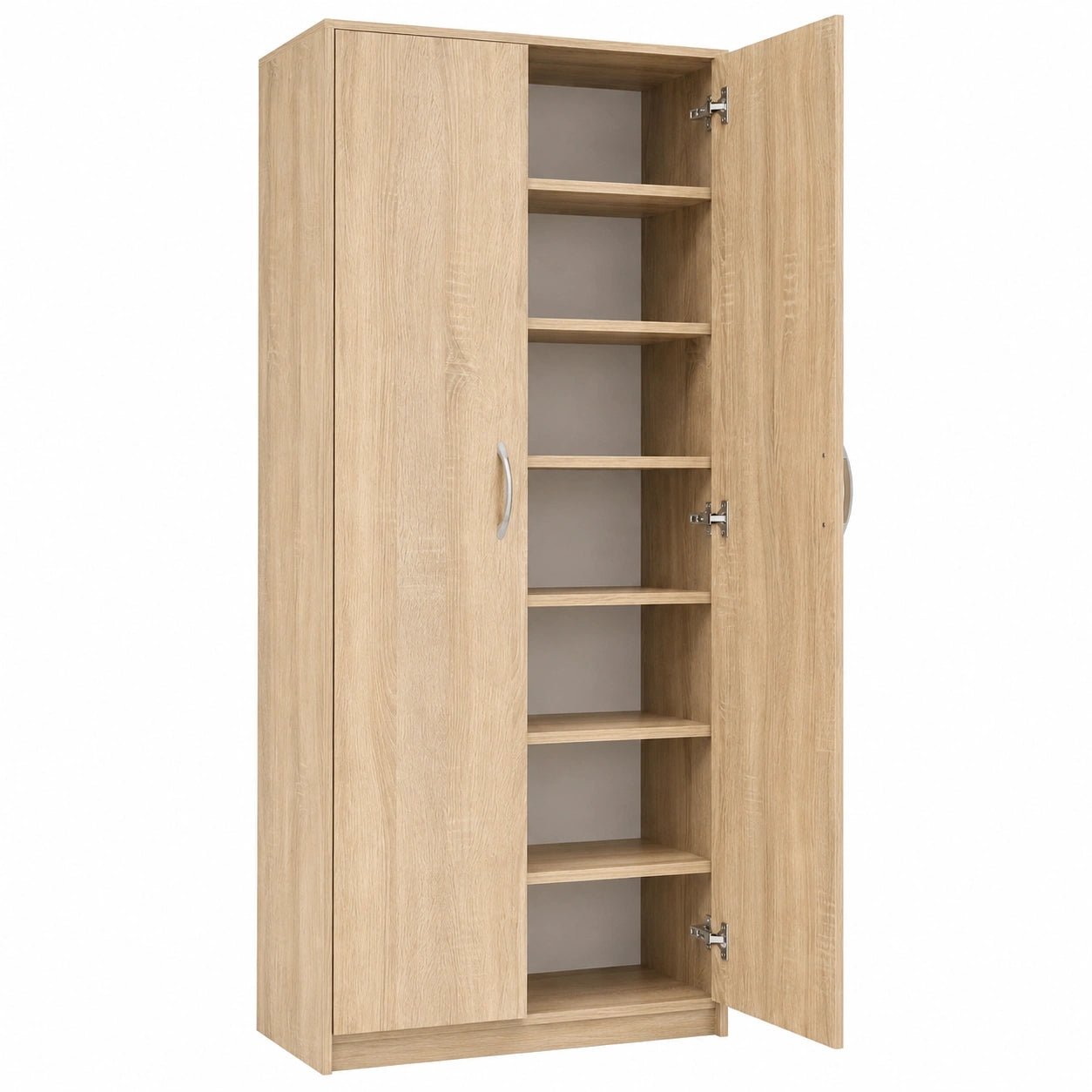 Armoire fonctionnelle avec compartiments multiples et portes
