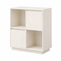 Buffet blanc multifonction avec rangement spacieux pour salon