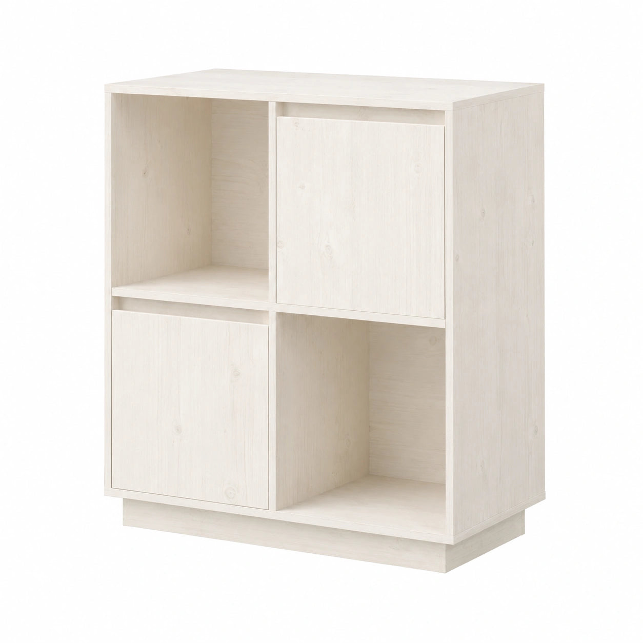 Buffet blanc multifonction avec rangement spacieux pour salon