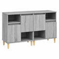 Buffets modernes avec grand espace de rangement, gris, 60 x 35 x 70 cm