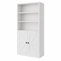 Buffet Haut Cuisine avec Grand Espace de Rangement et 2 Portes
