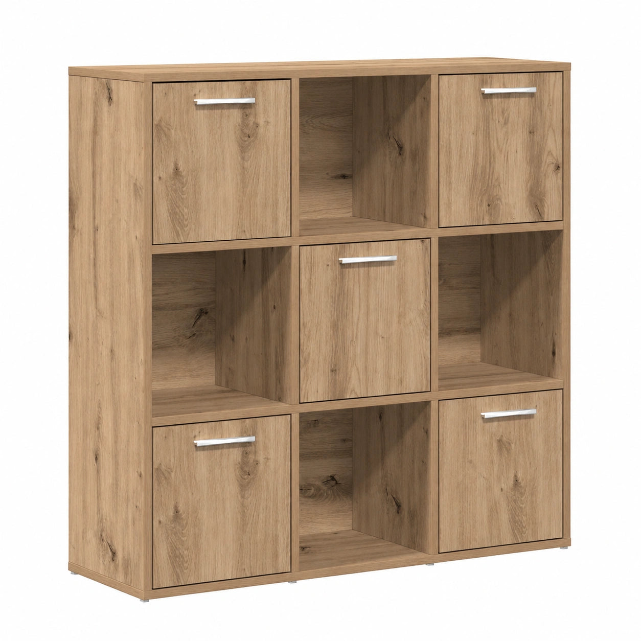 Bibliothèque en Bois Chêne 90x28x90 cm