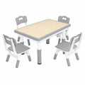 Ensemble table et chaises ajustables multifonctions pour enfants