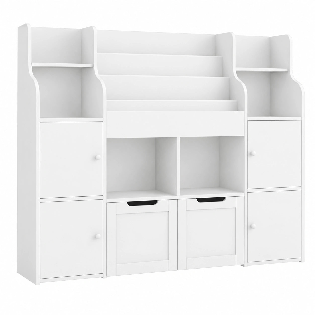 Meuble de Rangement pour Enfant avec Étagères et Tiroirs