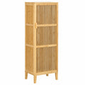 Armoire de Rangement Bambou 4 Niveaux pour Intérieur