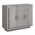 Buffet gris Sonoma avec espace de rangement généreux