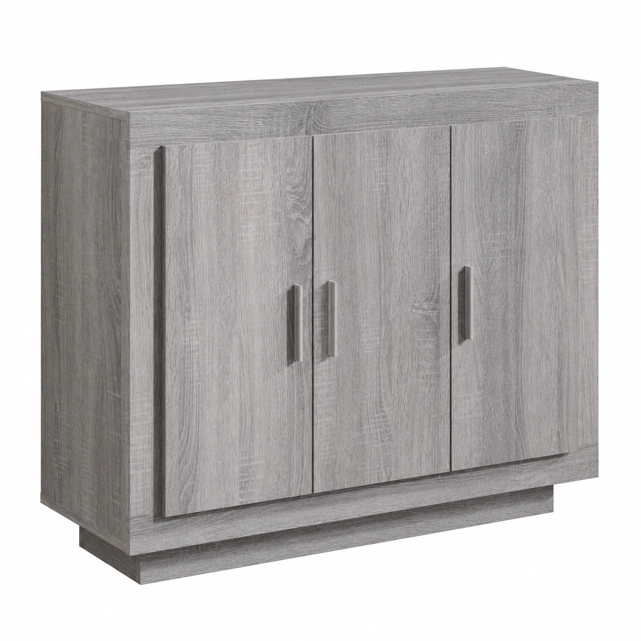 Buffet gris Sonoma avec espace de rangement généreux